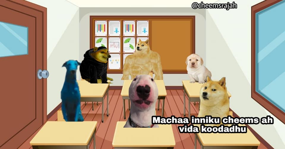 Cheems Rajah - Cheems in classroom - 2