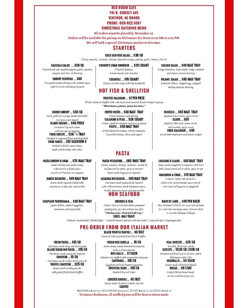 Red Room Cafe | Ventnor City NJ