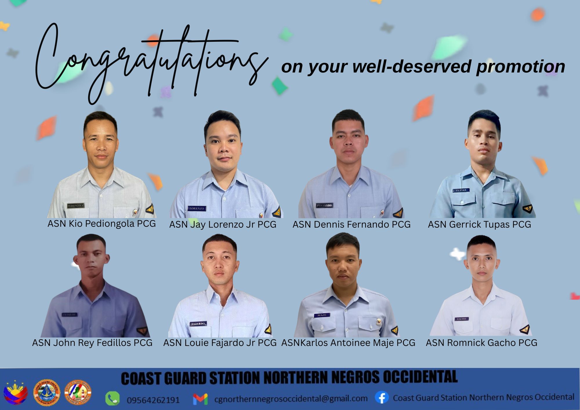 Congratula... - Coast Guard Station Northern Negros Occidental | Facebook