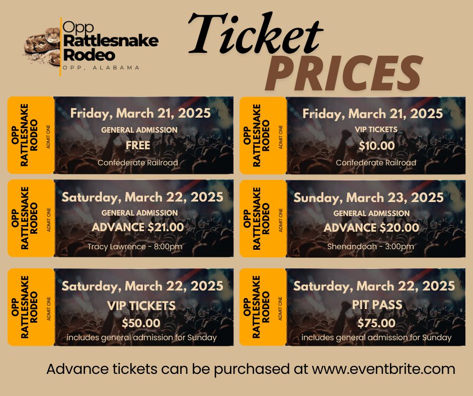 The Opp - 🐍🎉 Opp Rattlesnake Rodeo Tickets On Sale Now! 🎉🐍 Get ready ...