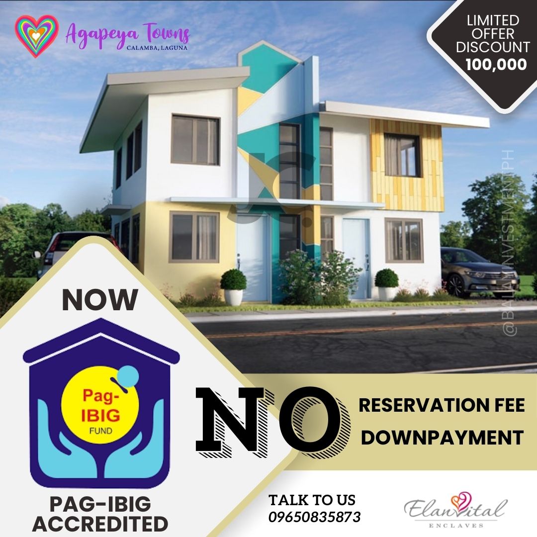 Philippine - Agapeya Towns - Calamba, Laguna Duplex Unit Lot Area ...