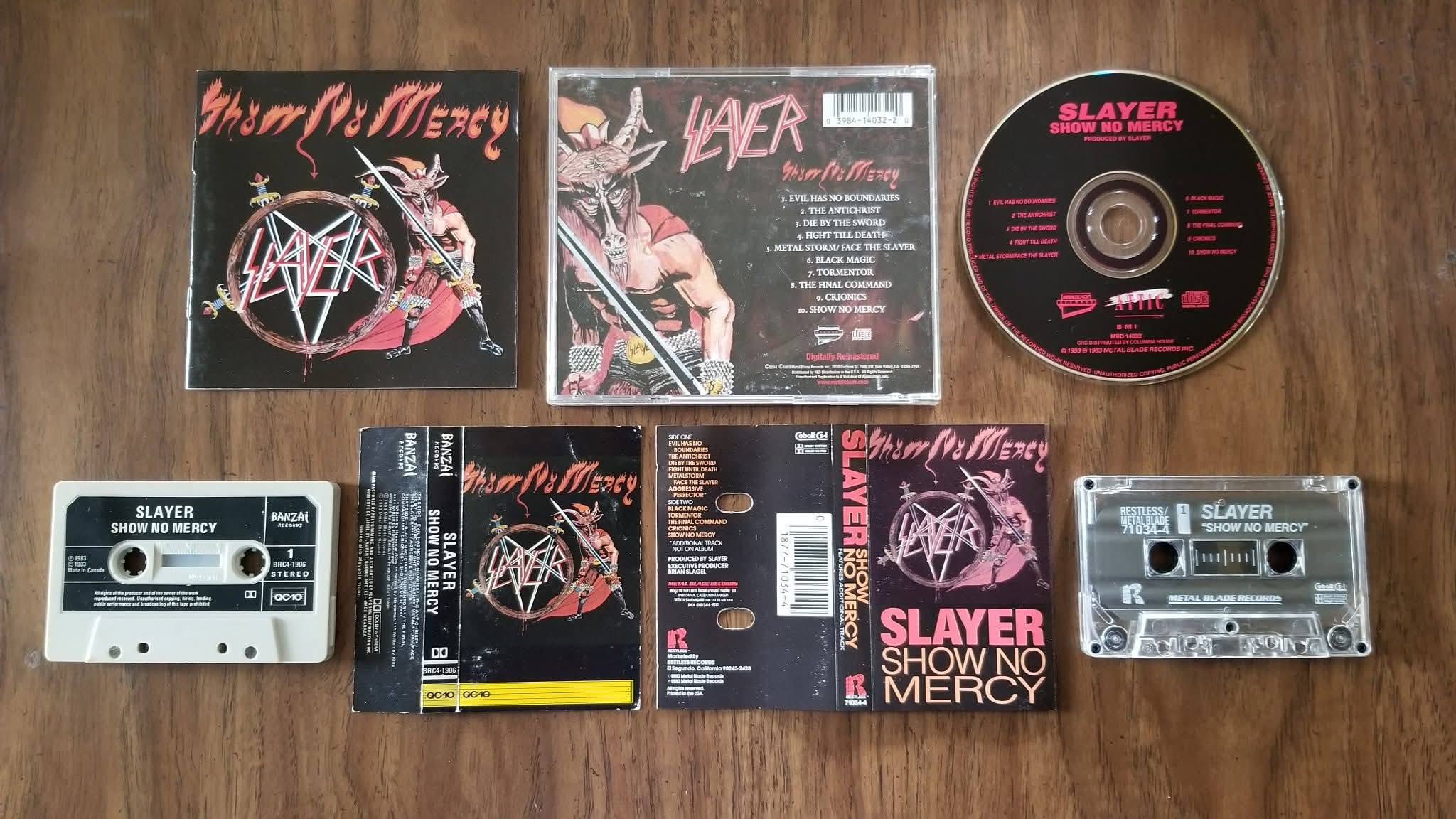 SLAYER circa 1983 from the 'Show No Mercy' days!