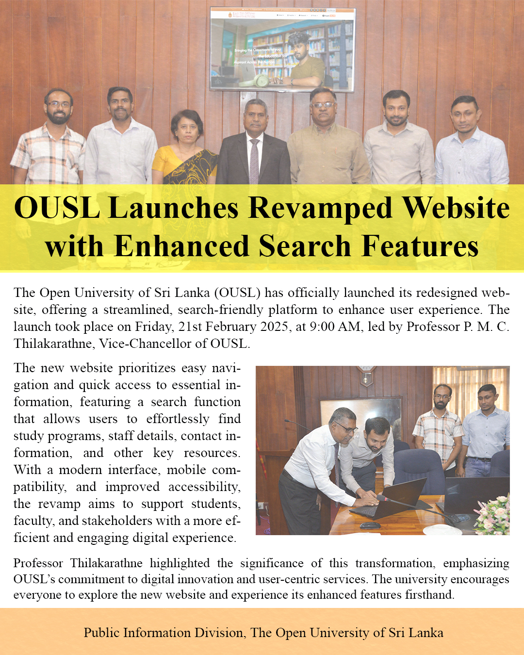 The Open University of Sri Lanka - The Open University of Sri Lanka ...
