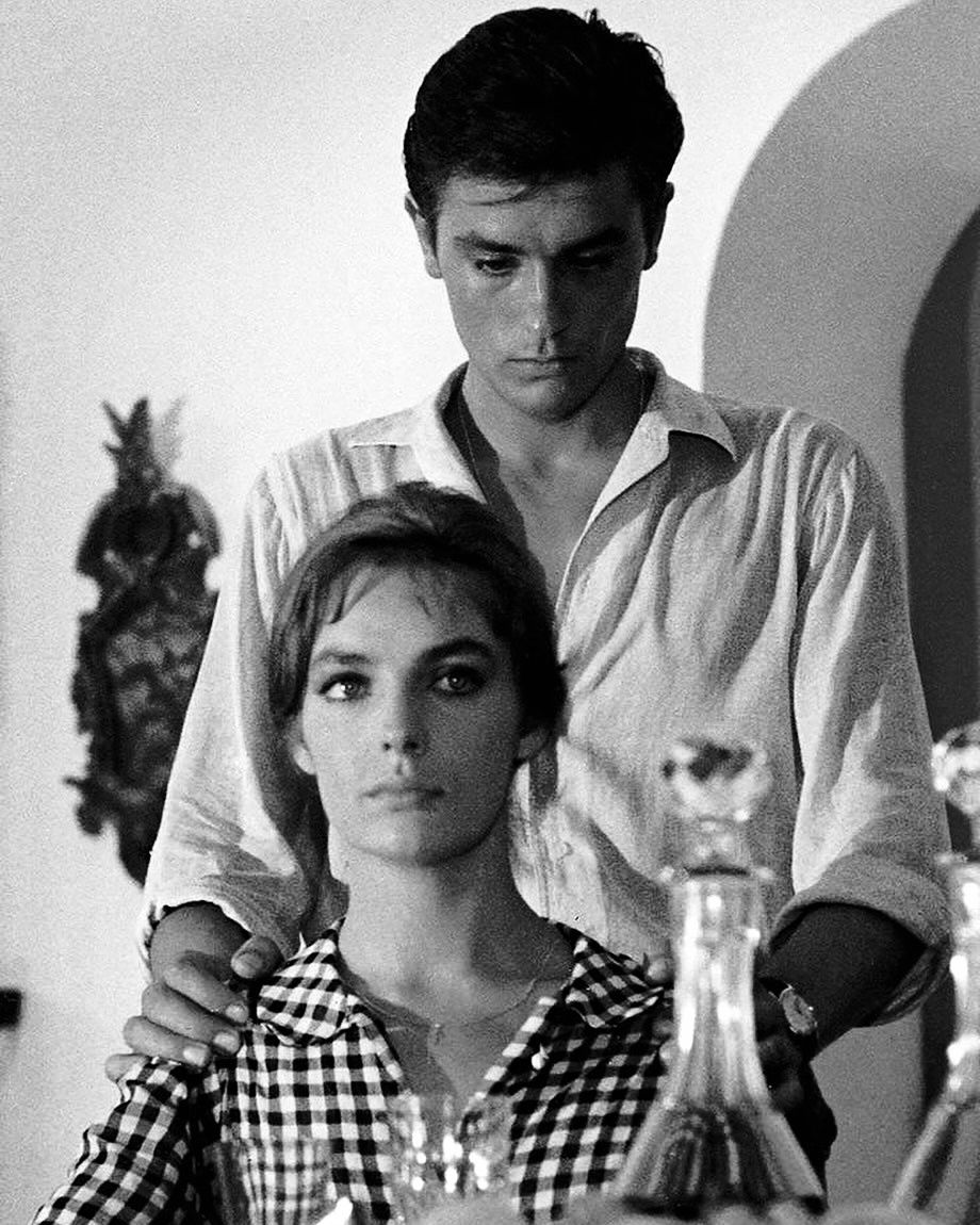 Alain Delon, Maurice Ronet and Marie Laforet in Plein Soleil