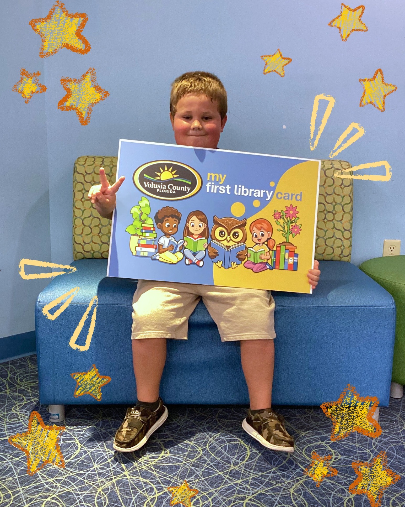 Volusia - Congratulations to Jameson on receiving his My First Library ...