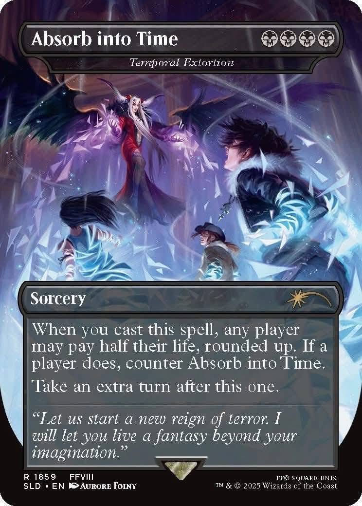 when does final fantasy mtg drop Magic: The Gathering: Secret Lair (English)  First Games Damn (Noctis's Death Magic) (FINAL