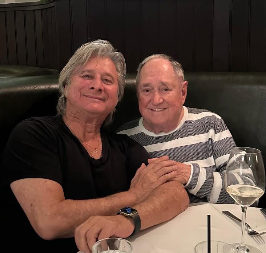 A recent pic of Journey's Steve Perry (age 75) with Neil Sedaka