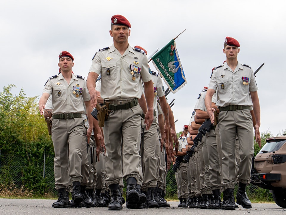1er Régiment du train... - 1er Régiment du train parachutiste