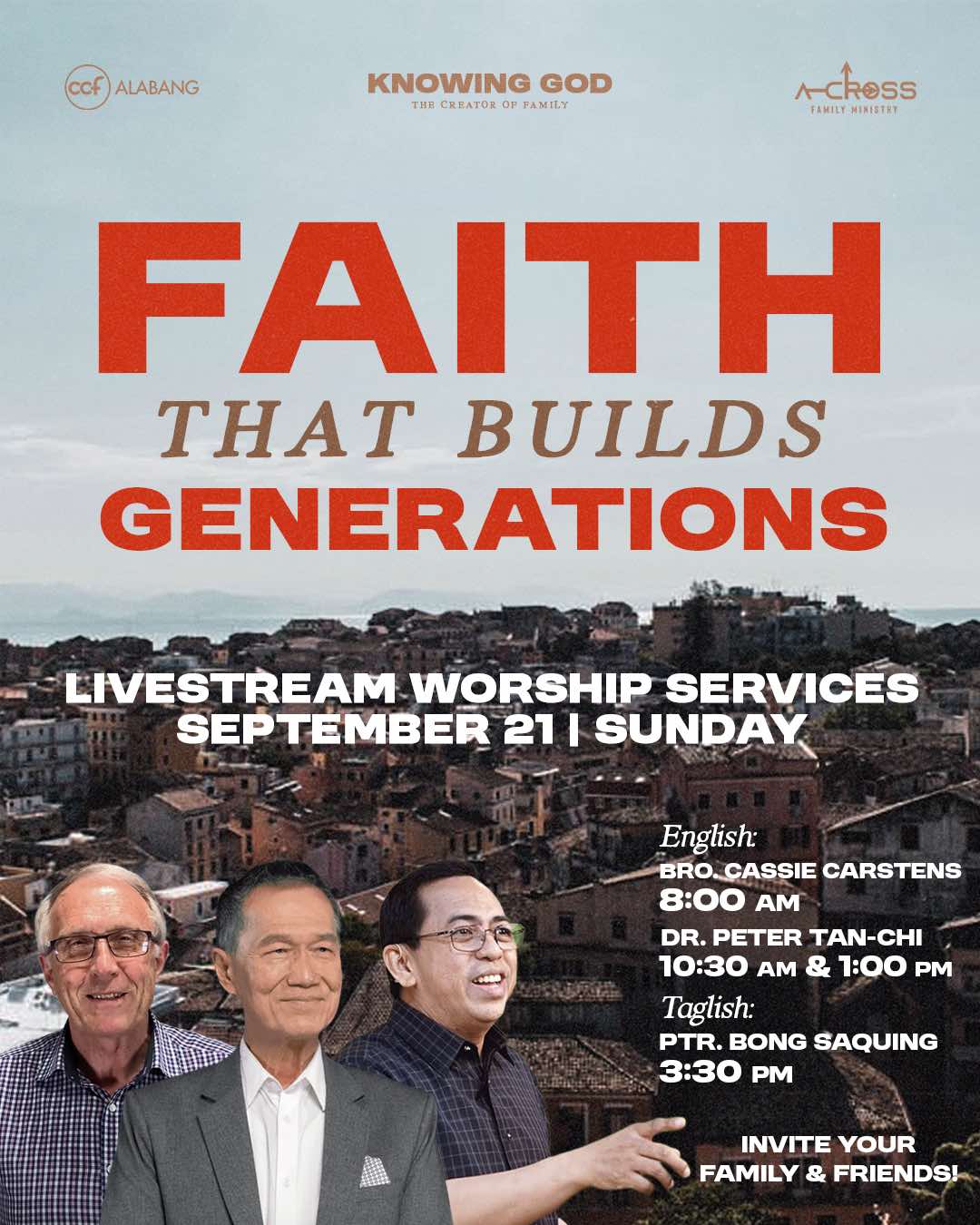CCF - We are one generation away from losing the hearts of the youth to ...