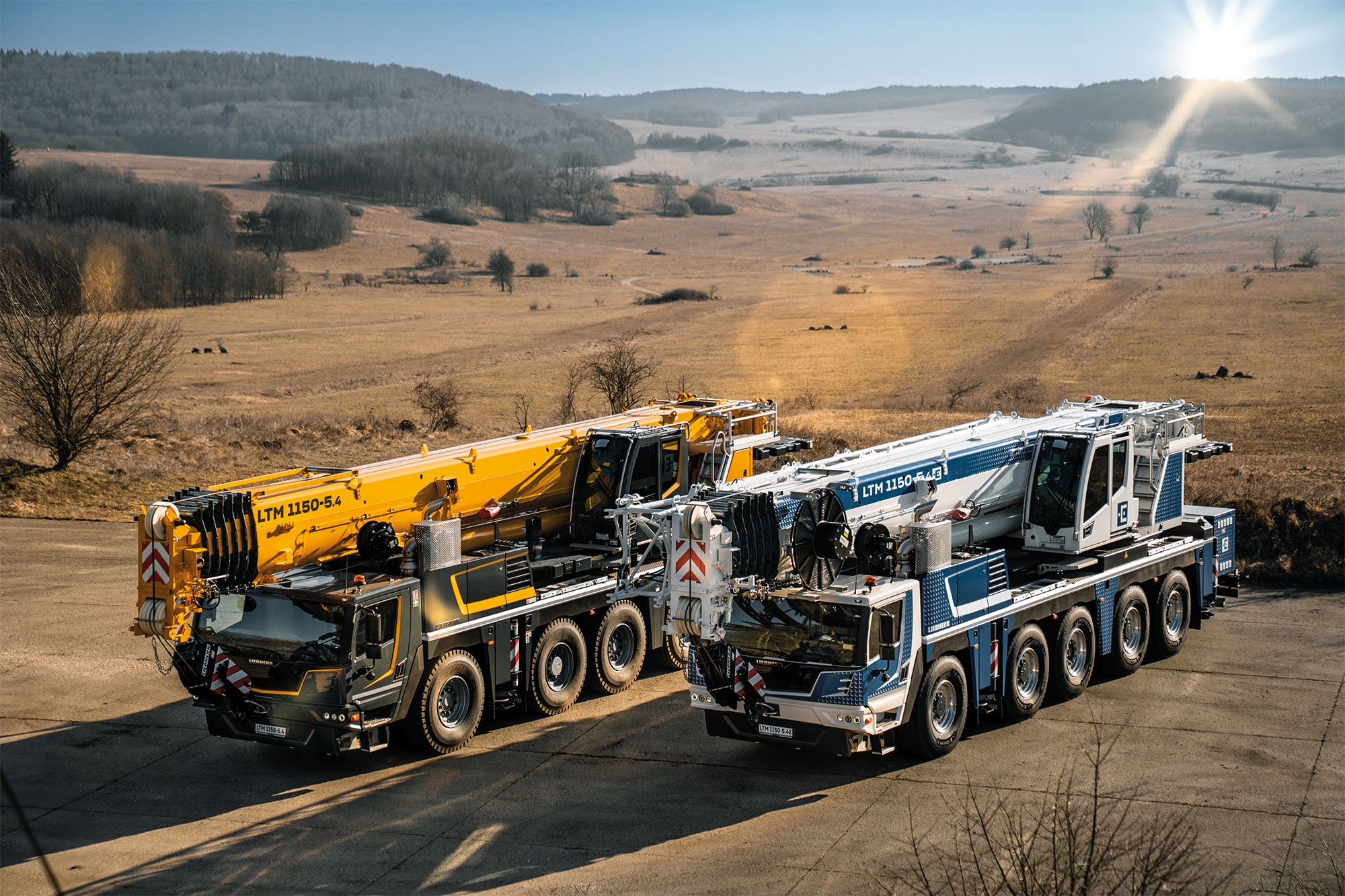 Liebherr LTM 1400-6.1 crane at bauma 2025