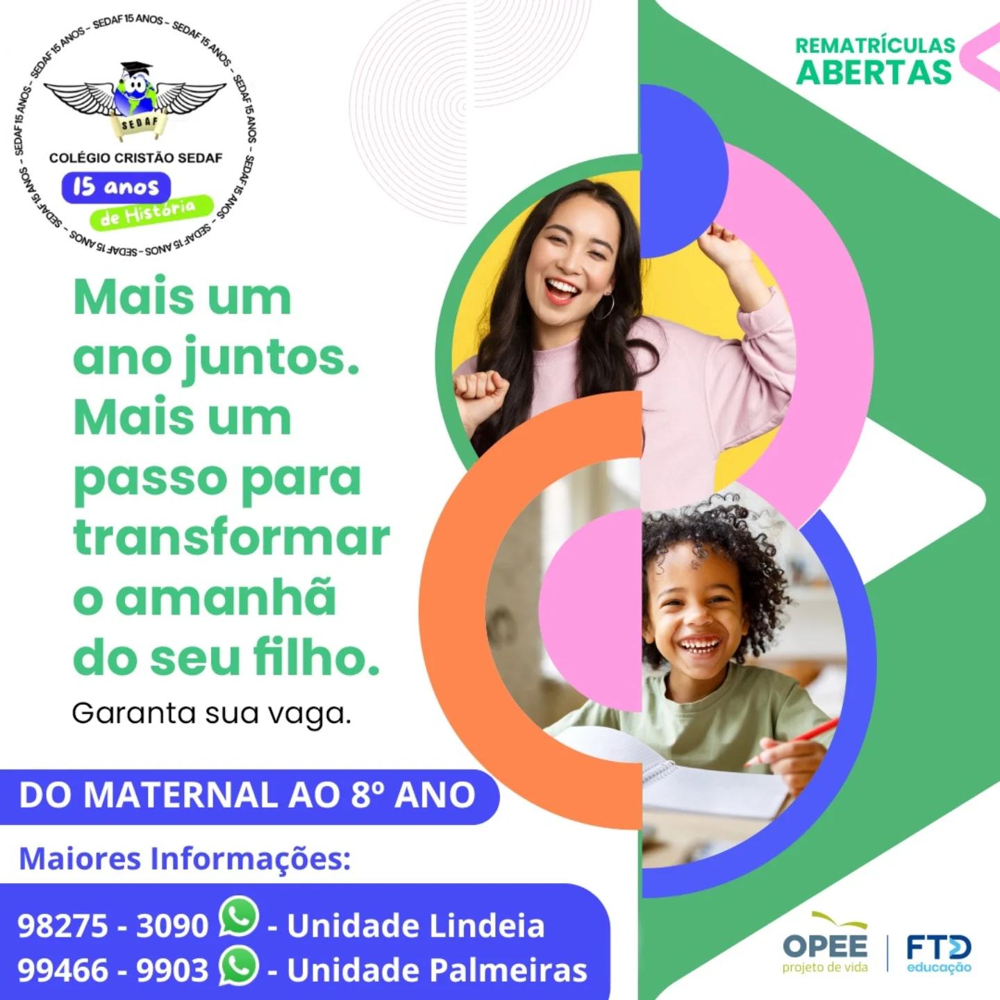 🔴 Adesão para Novos Alunos 2025 🔴... - Colégio Cristão SEDAF | Facebook