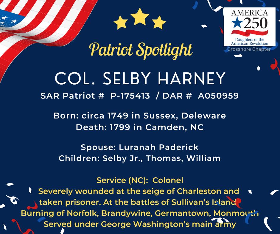 Crossnore - 🇺🇸 The Revolutionary Legacy of Selby Harney: A Coastal ...