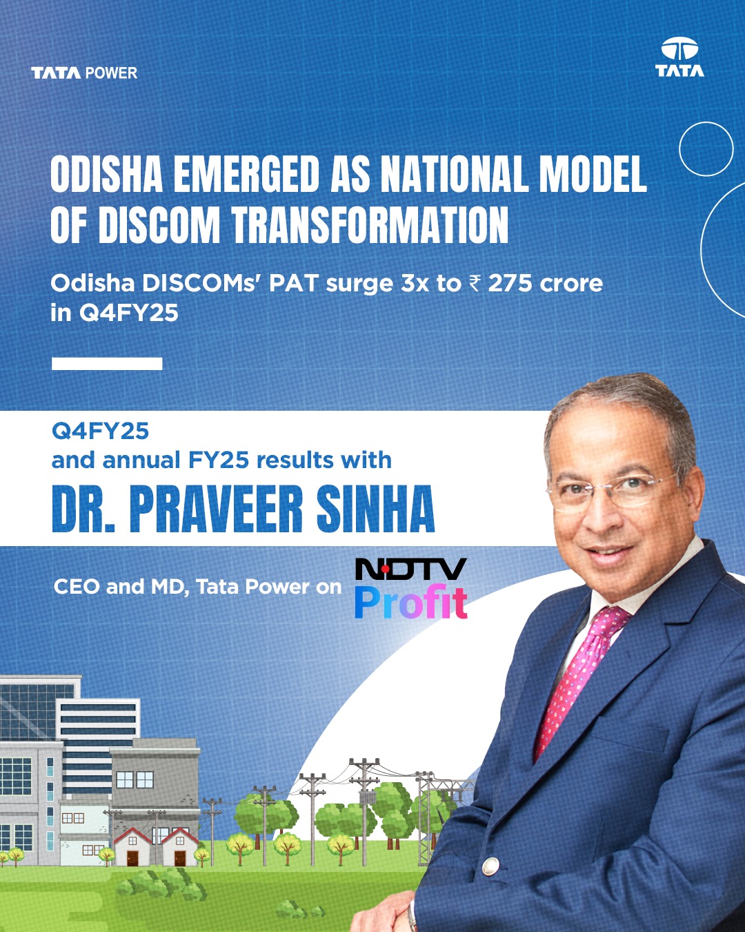 Tata - Catch our CEO & MD, Dr. Praveer Sinha in conversation with Niraj ...