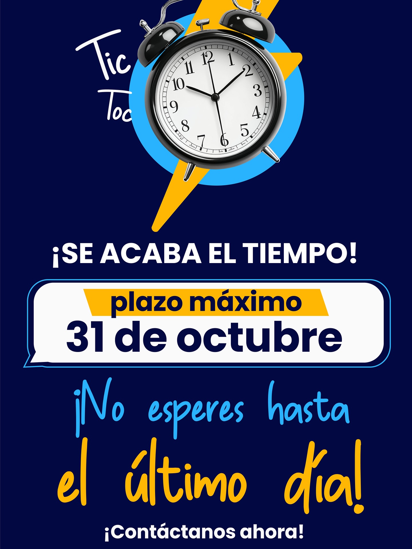 MAC - ⏰ ¡El tiempo se acaba! El 31 de octubre es la fecha límite para ...