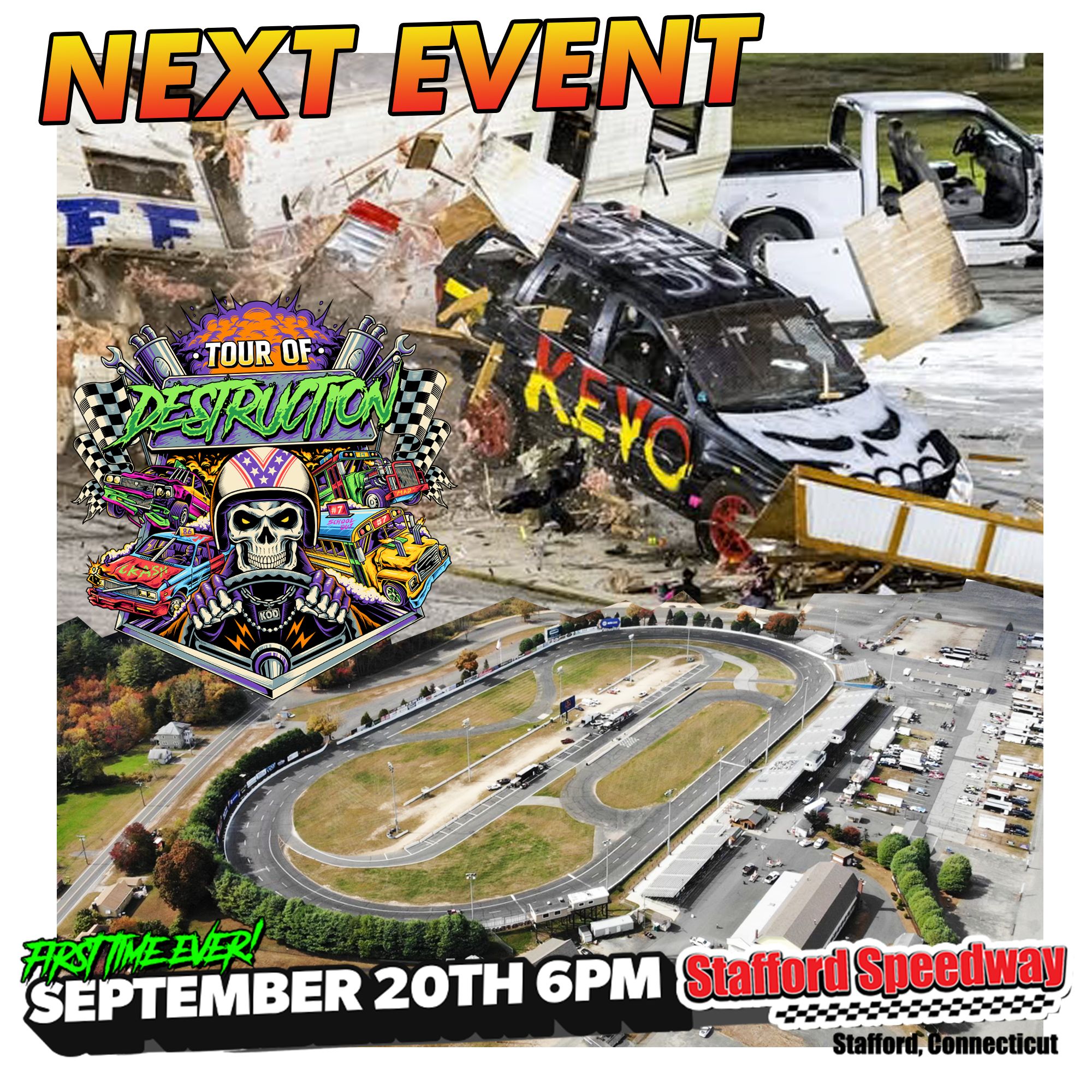 Tour - 🔥The Tour of Destruction is coming to STAFFORD SPEEDWAY! 🔥 For ...