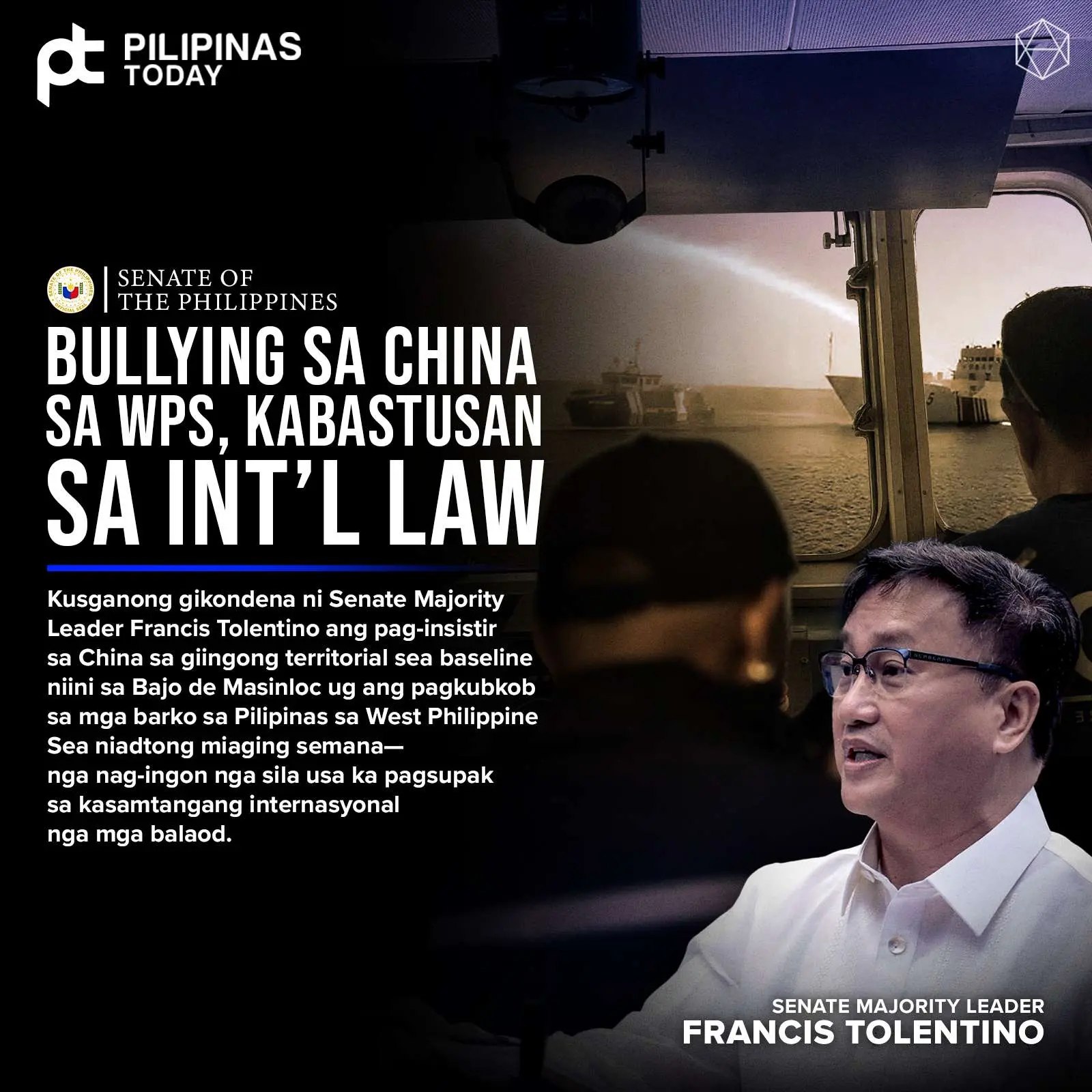 Matod ni Senate Majority Leader... - Pilipinas Today Bisdak