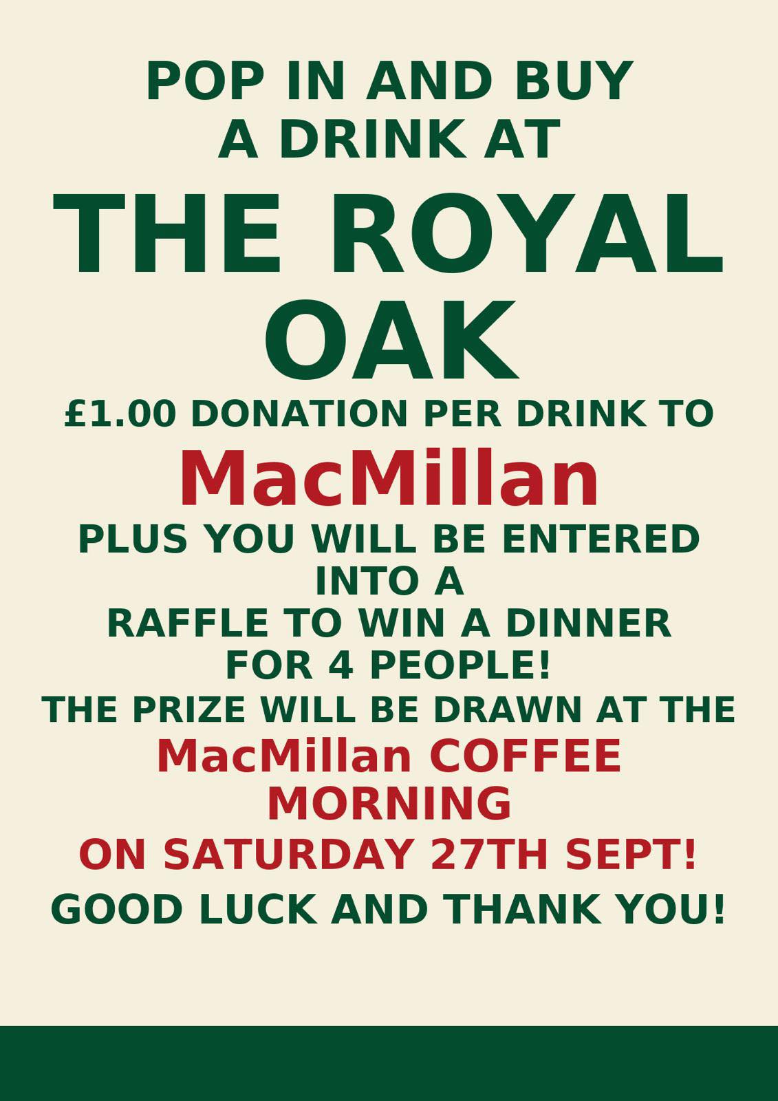 The Royal Oak - Please come and join us for a very special... | Facebook