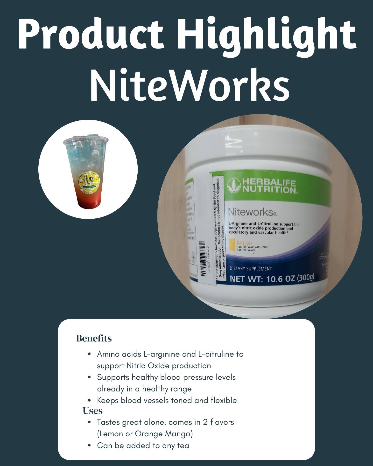 ?Product Highlight? Check out some of the benefits of NiteWorks 