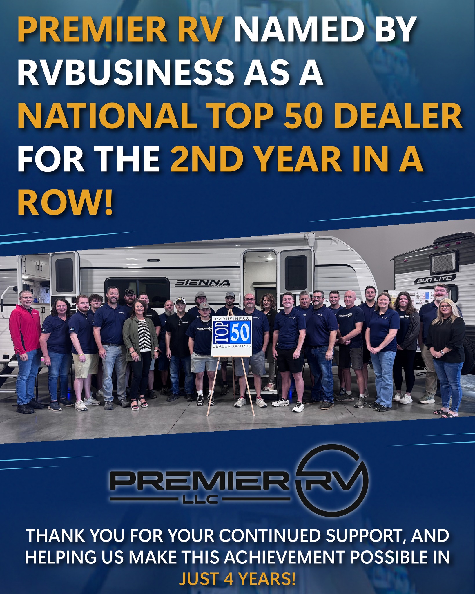 Premier RV - We are thrilled and honored to announce that... | Facebook