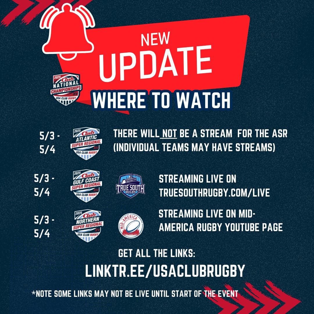 USA Club Rugby - How to Watch Super Regionals (Online &... | Facebook