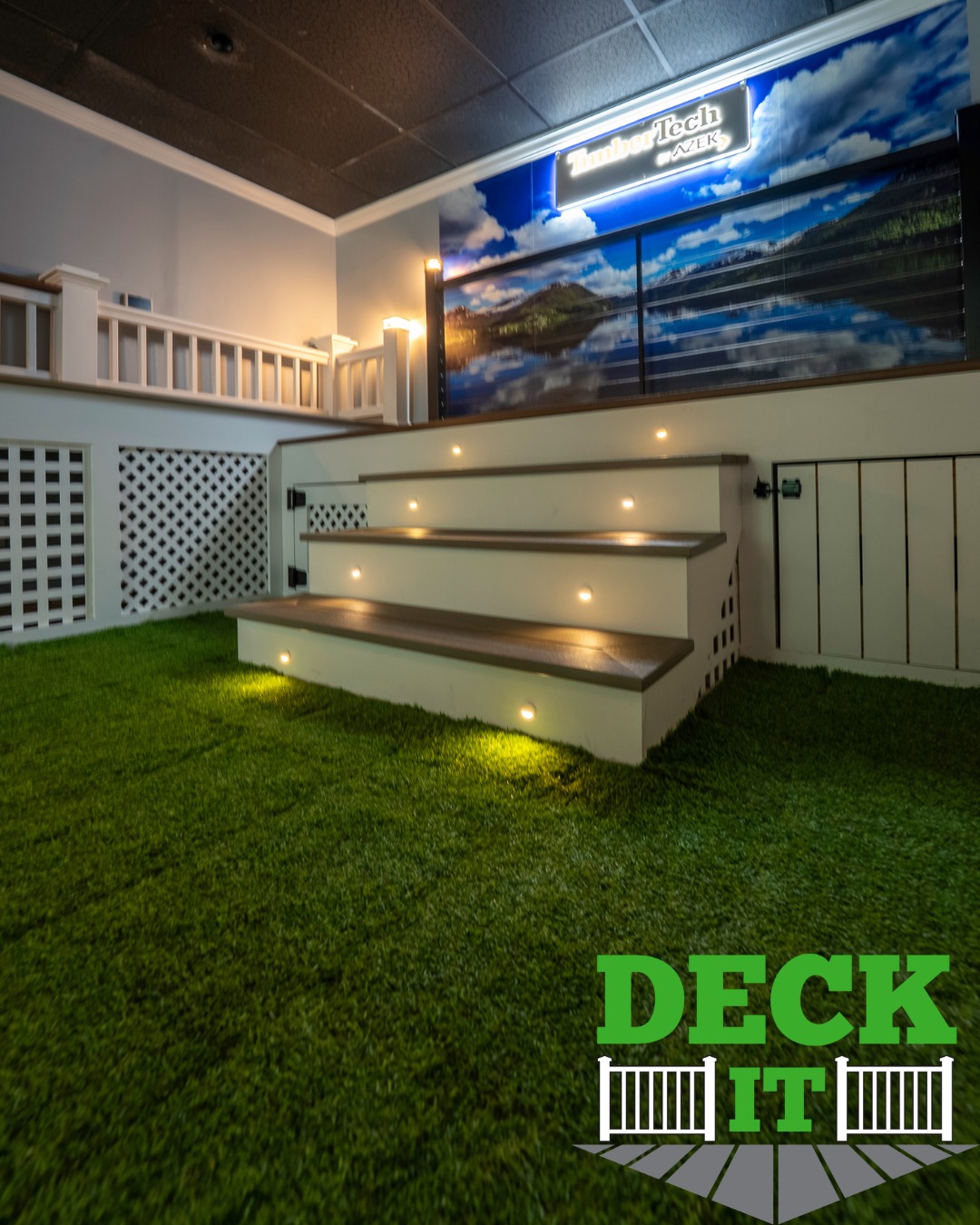 Deck It - Step into style Stair riser lights guide every... | Facebook