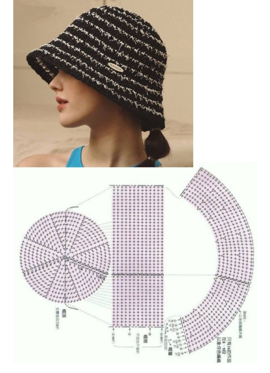 Cappello A Secchiello Donna In Cotone - Grandi Dimensioni Per Testa Grande, Pieghevole, Per Spiaggia, Pesca, Escursionismo E Viaggi