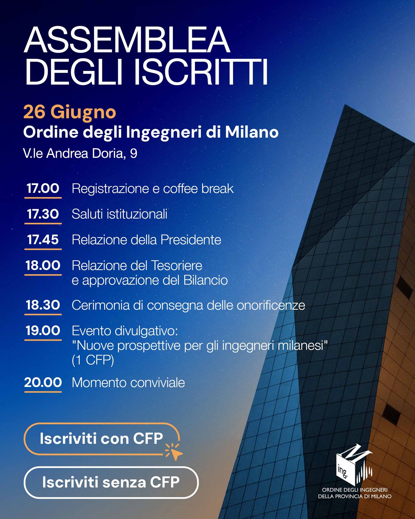 Ordine Ingegneri Milano added a... - Ordine Ingegneri Milano