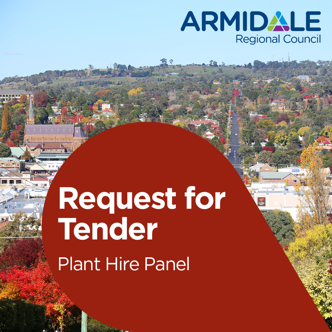 Armidale - Current Request for Tender: PLANT HIRE PANEL 2024-2026 ...