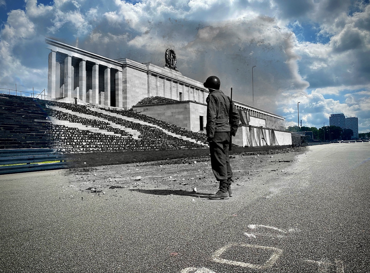 The Zeppelin Field in Nuremberg #zeppelin #field #history #view 