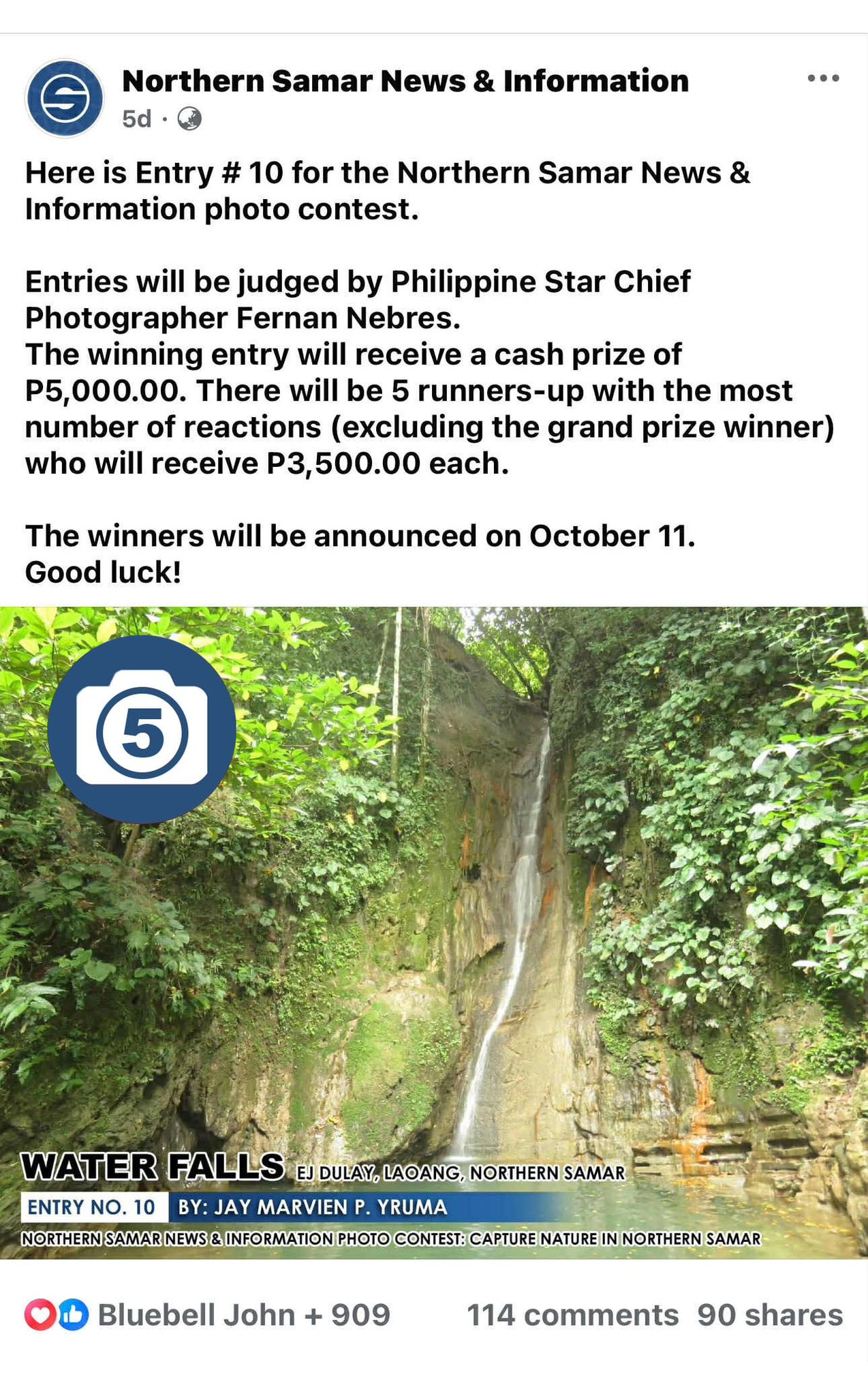 Northern - Here are the special prize winners of the Northern Samar ...