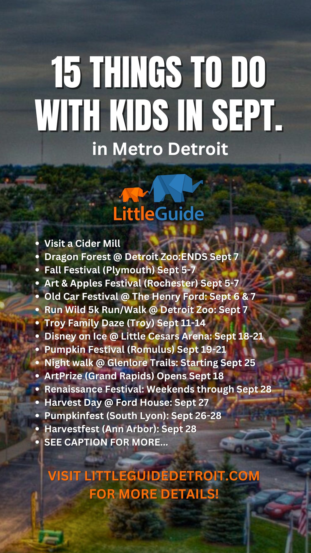 15 Things to Do with KIDS in... - LittleGuide Detroit | Facebook
