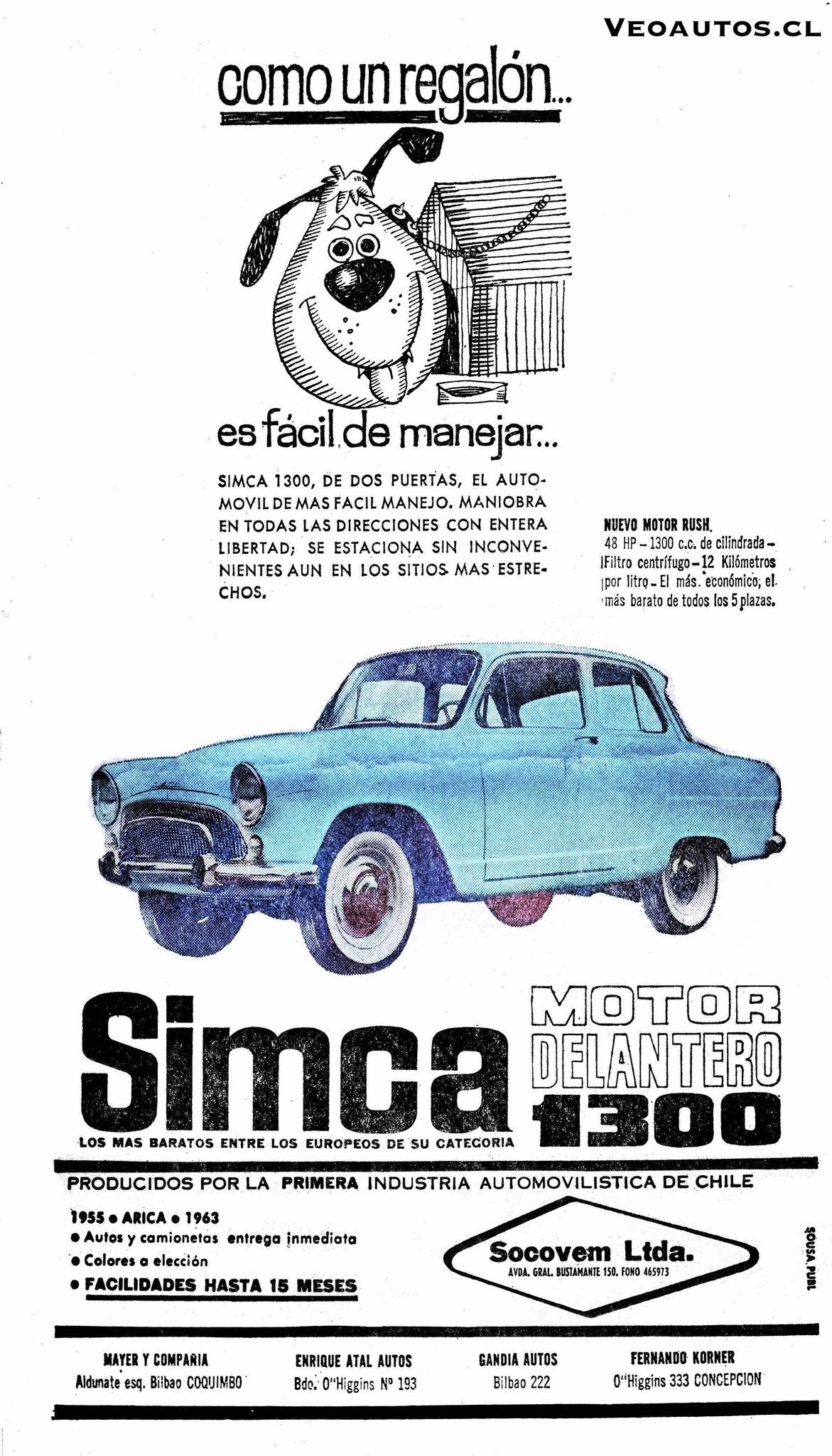 VeoAutos.cl - #veoautosconhistoria Simca Aronde 1300 Chile... | Facebook