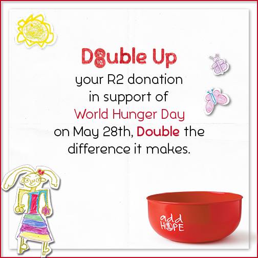 KFC - Today is World Hunger Day, and we're calling on you to DOUBLE the ...