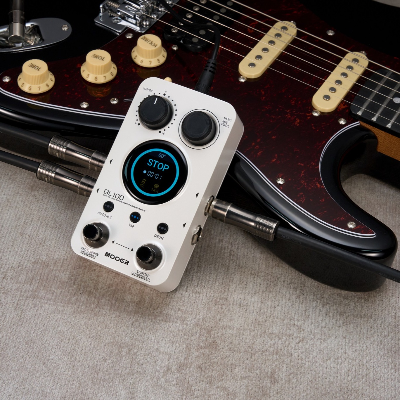 Mooer GL100 looper pedal update v1.4.2
