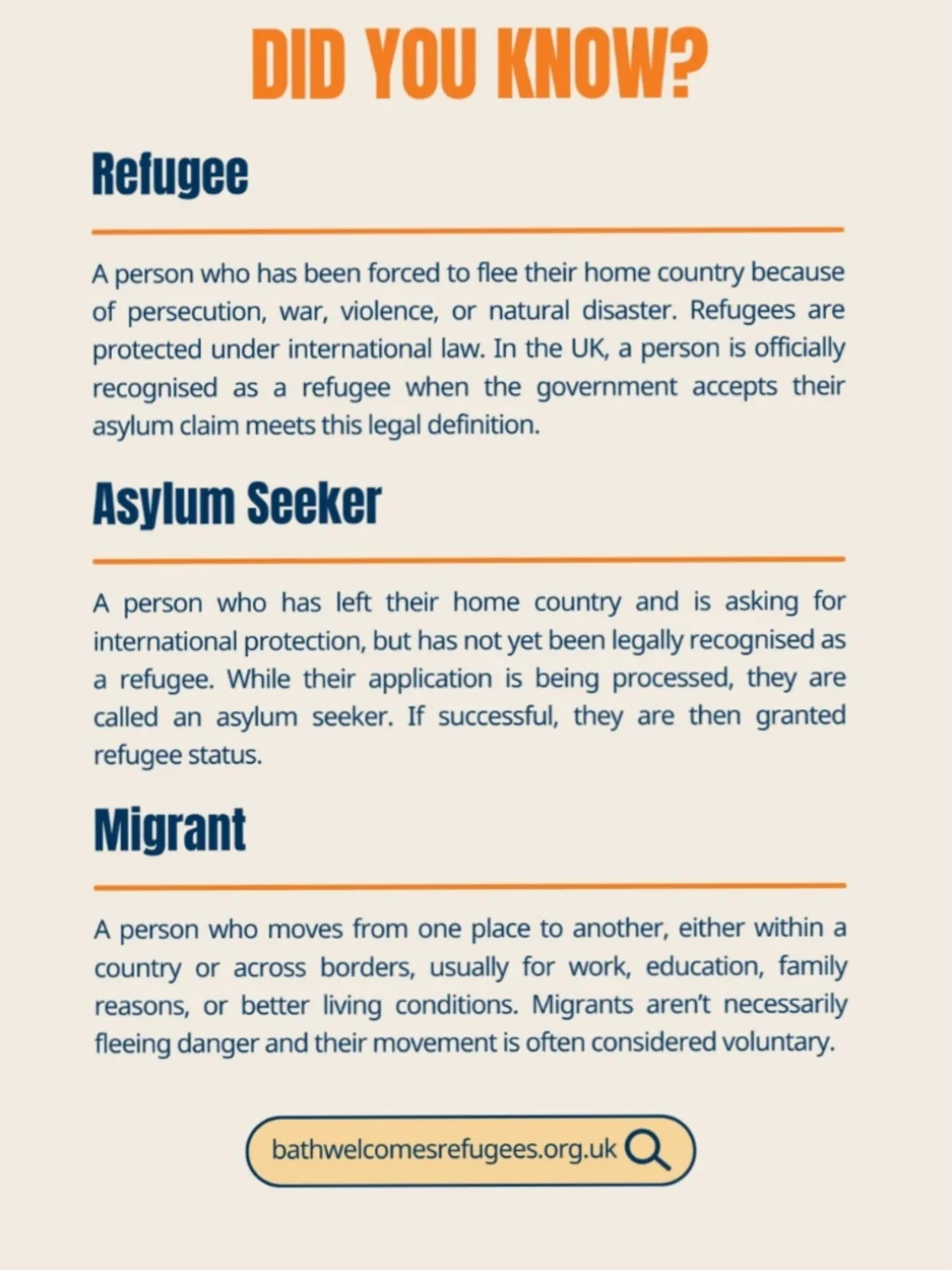 Here are a few facts to... - Bath Welcomes Refugees | Facebook