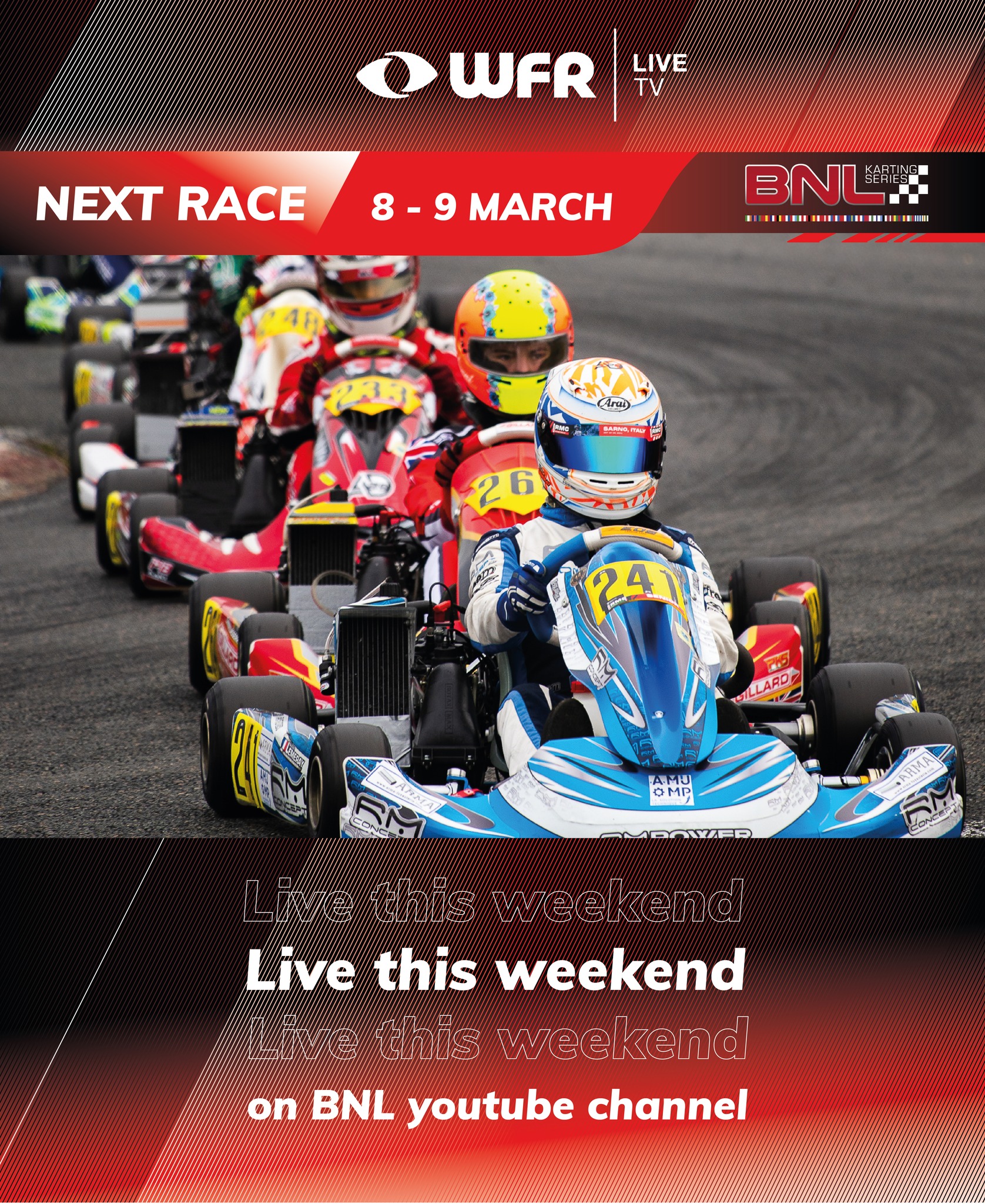 WFR - 🏁 GET READY FOR BNL KARTING SERIES 2025 🔥 Join us this weekend ...