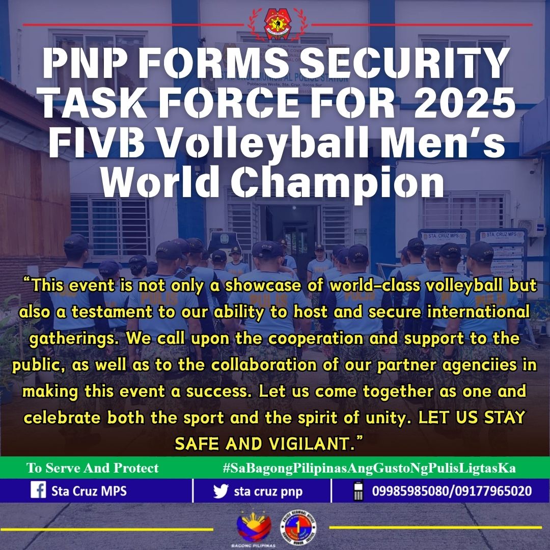 PNP... - Sta Cruz Municipal Police Station, Ilocos Sur PPO | Facebook