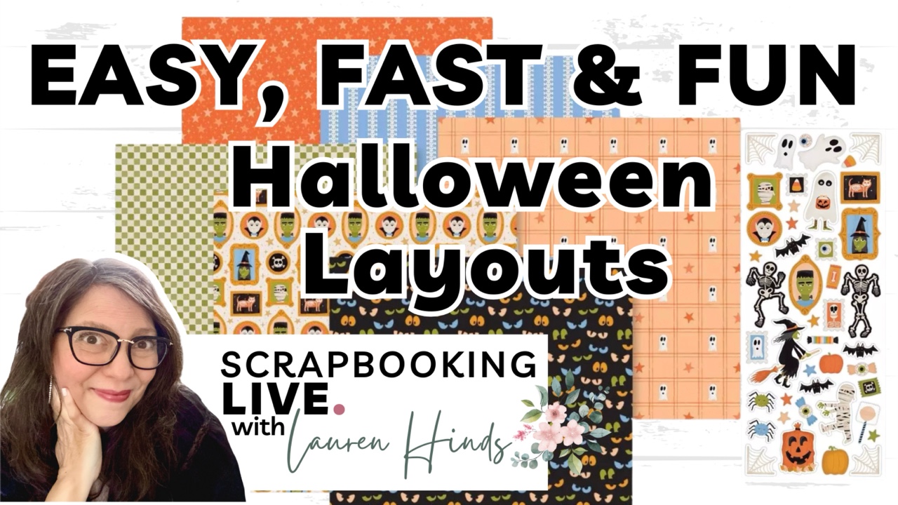 Easy, Fast & Fun Halloween Scrapbook Layouts | Creative Memories Hide ...