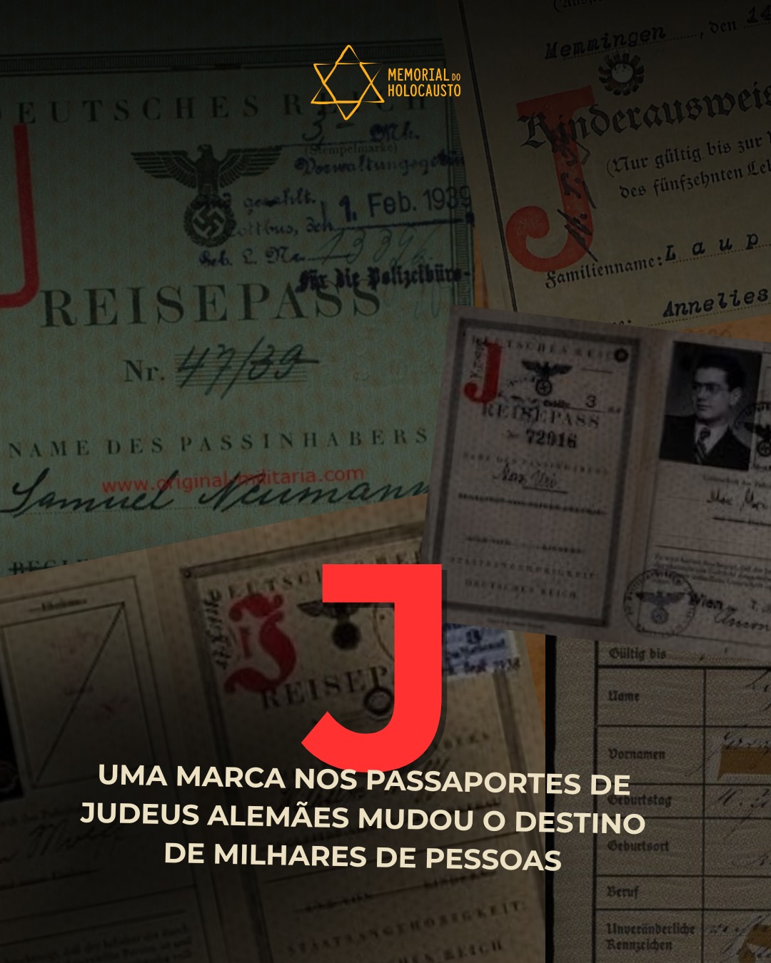 Em 5 de outubro de 1938, todos os passaportes de judeus alemães