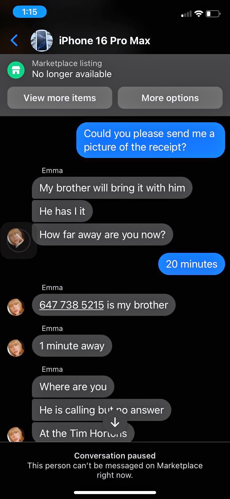 Please be Aware of this scammer! - Cell Phones - Vaughan, Ontario ...