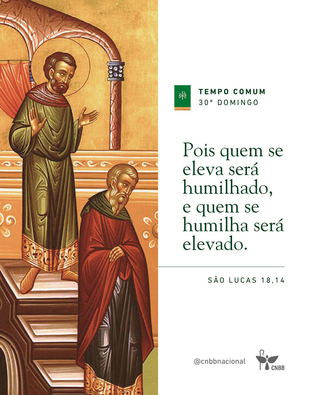 CNBB - Neste 30º Domingo do Tempo Comum, a liturgia nos convida a um ...