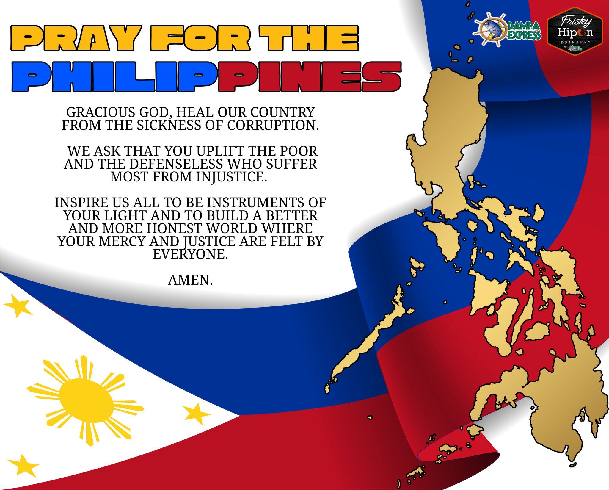 Dampa - Pray for the Philippines 🇵🇭 Gracious God, heal our country from ...