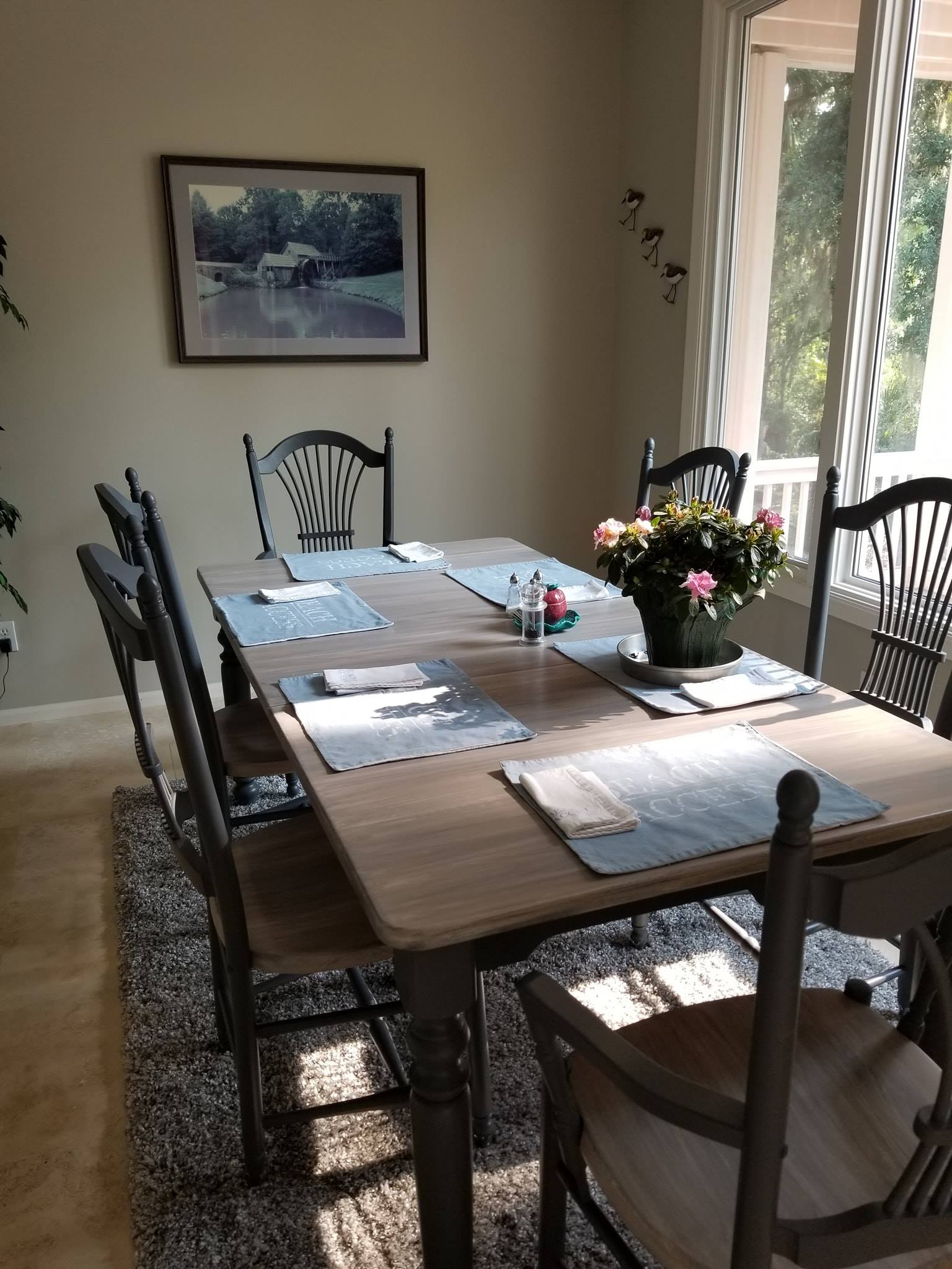 Drab 2 Fab - Beautiful dining room set custom painted in... | Facebook