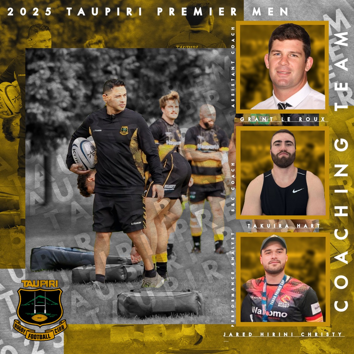 🌟 Meet Our 2025 Coaching Team! 🌟... - Taupiri Rugby Club Inc