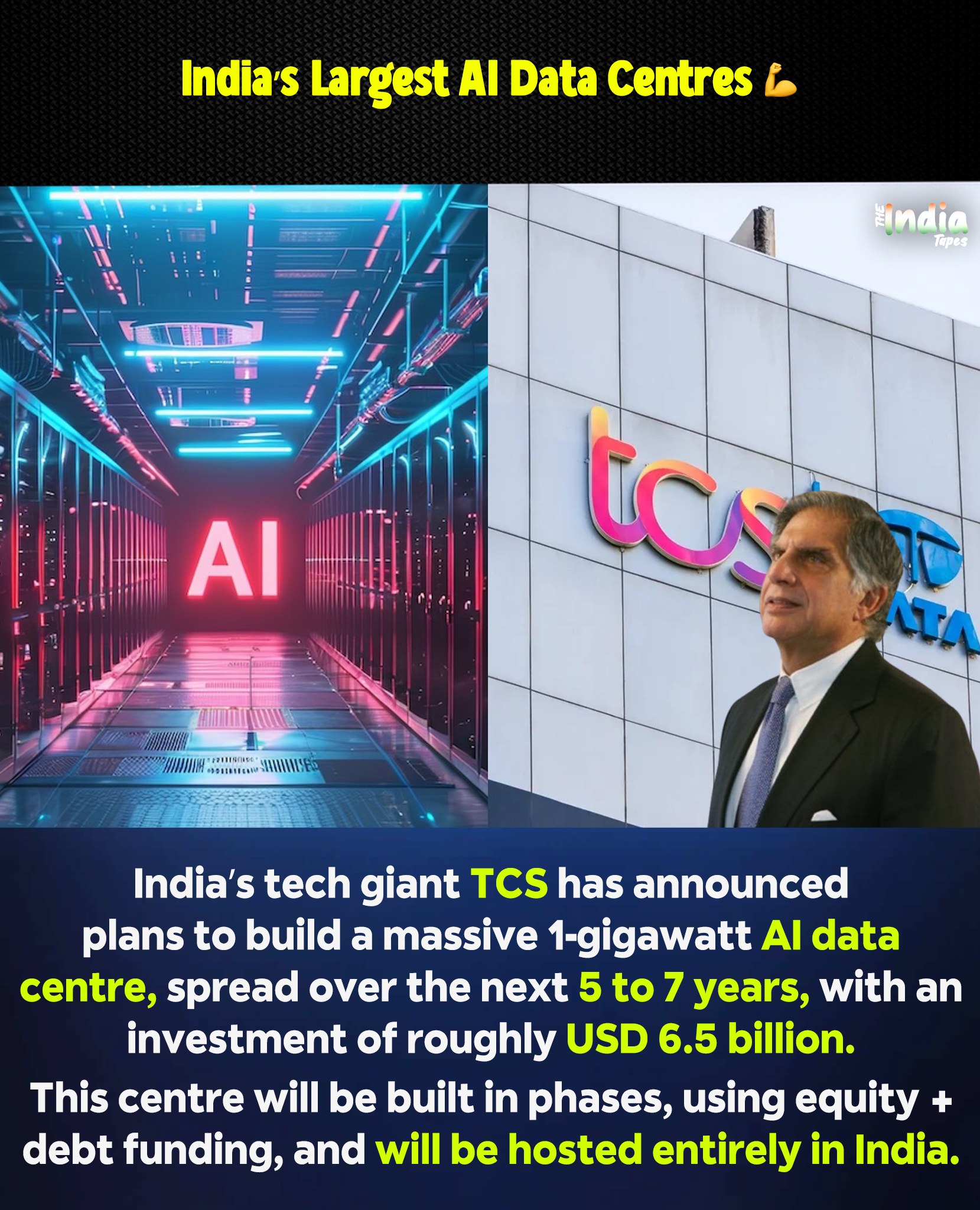 The India - 🚀 TCS to Build One of India’s Largest AI Data Centres — A ...