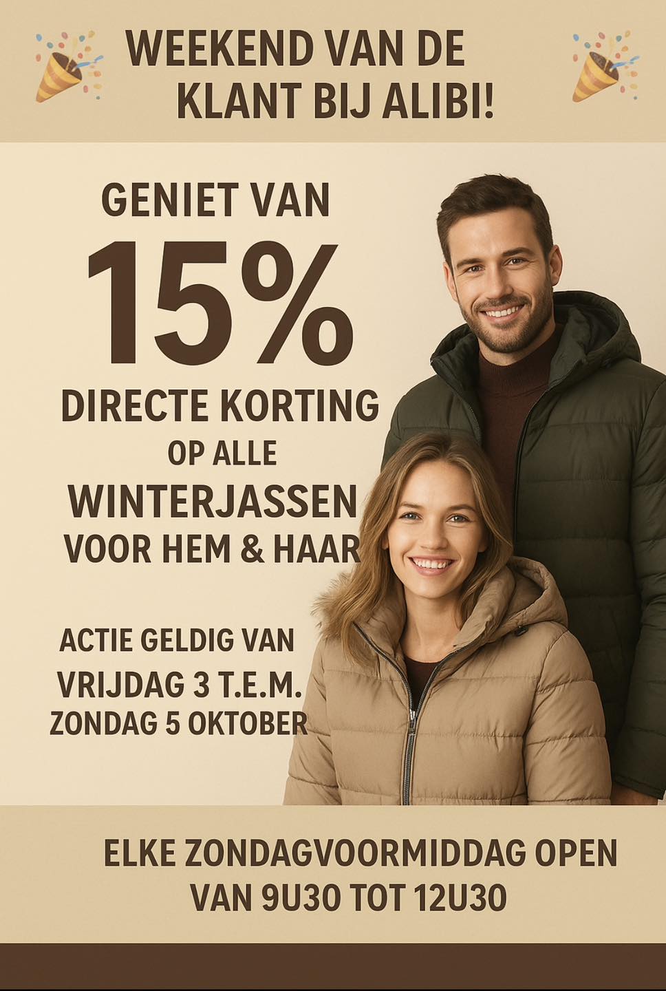 Alibi - ️ Het wordt koud, maar jouw korting is HOT tijdens ‘Weekend van ...