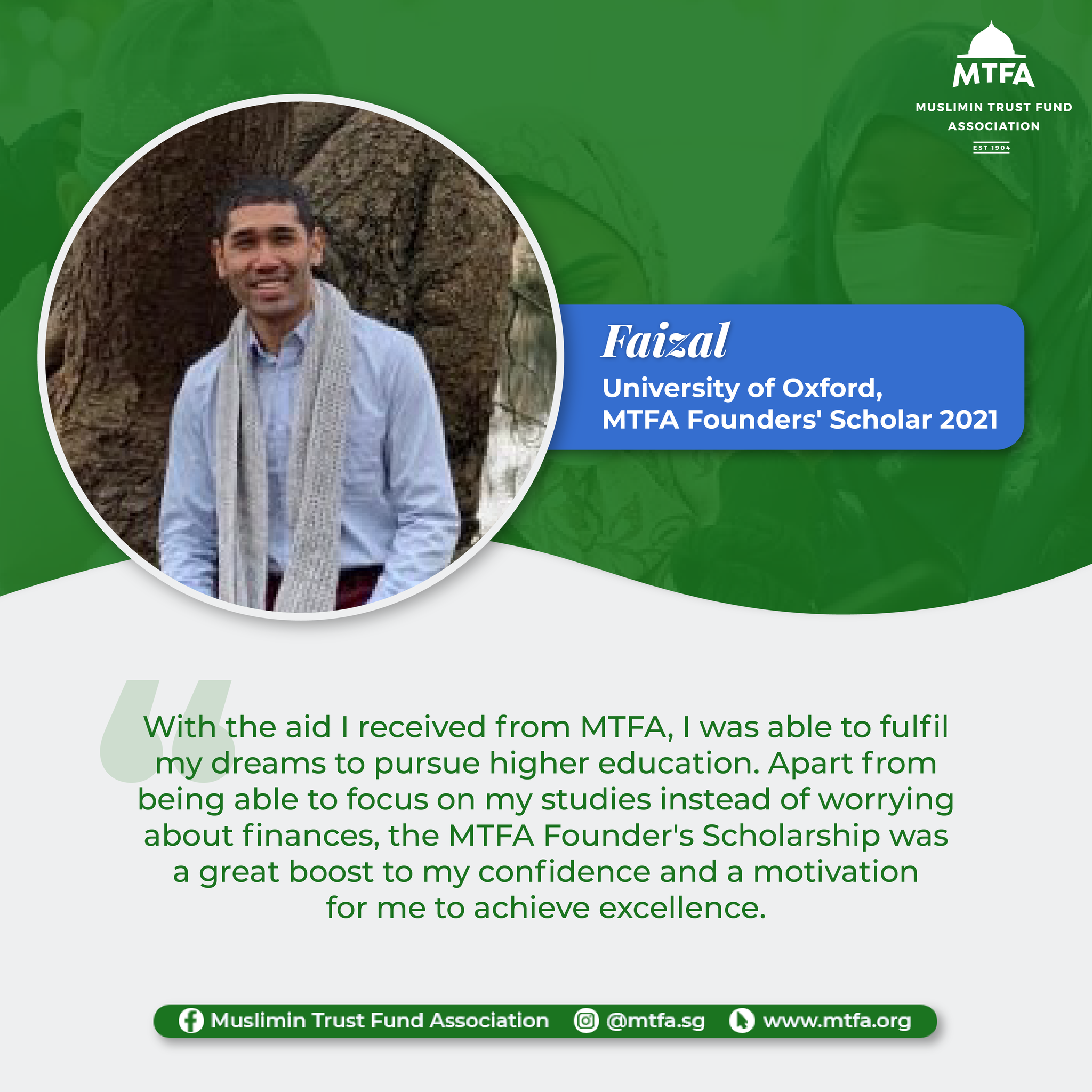 ️One week left to... - Muslimin Trust Fund Association | Facebook
