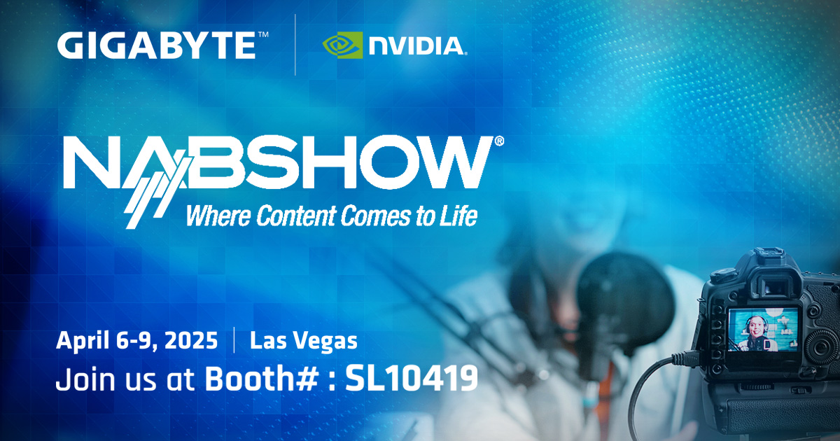 Giga Computing - 🎬 Join GIGABYTE at NAB Show 2025! 📍... | Facebook