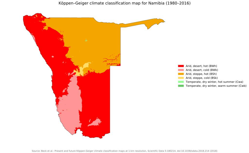 Brilliant Maps - Climate Map of Namibia What's life like... | Facebook