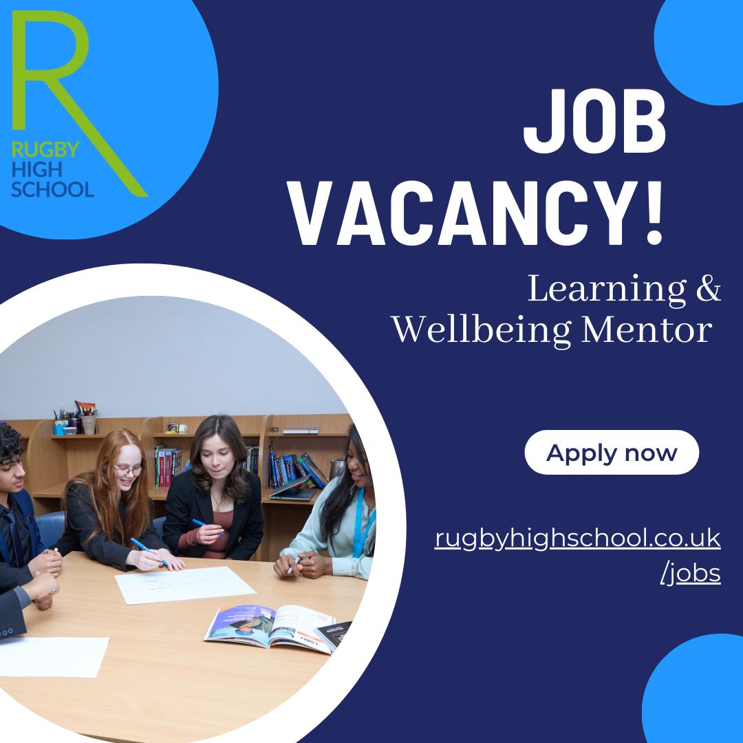 New job vacancy! Could you be our new... - Rugby High School | Facebook